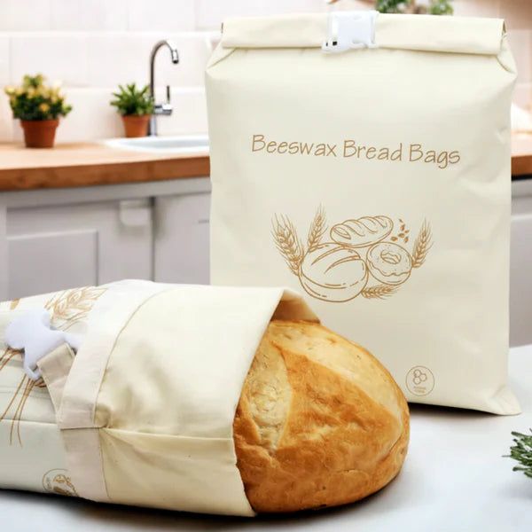 100% Beeswax Bread Bags